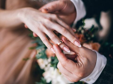Women Wear Engagement Rings