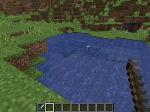 When to pull a fishing rod in Minecraft