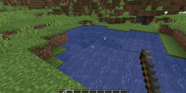 When to pull a fishing rod in Minecraft