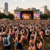 Crowd enjoying live music at Zilker Park during a festival weekend